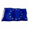 75 x 50 mm Iškilus polimerinis lipdukas ES Europos sąjungos vėliava