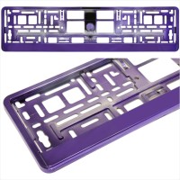 Number frame in purple (metallic) color, purple metallic color M6607