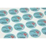 Stickers " Pagaminta su meile " (​HANDMADE with love​)​ PVC sticker label