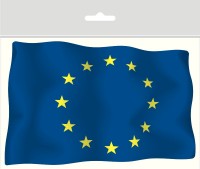 LTR-0040 Sticker "EU flag" 100 x 65 mm