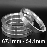 Aliuminiai Centravimo žiedai 67.1mm - 54.1mm