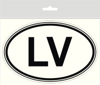 LTR-0076 Lipdukas "LV" (Latvija) 230 x 150 mm