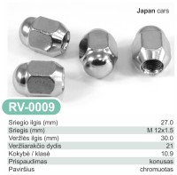 Wheel nut M12x1.5 21'' / RV-0009 Japan cars