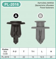 PL-2016A Plastic holders for cars